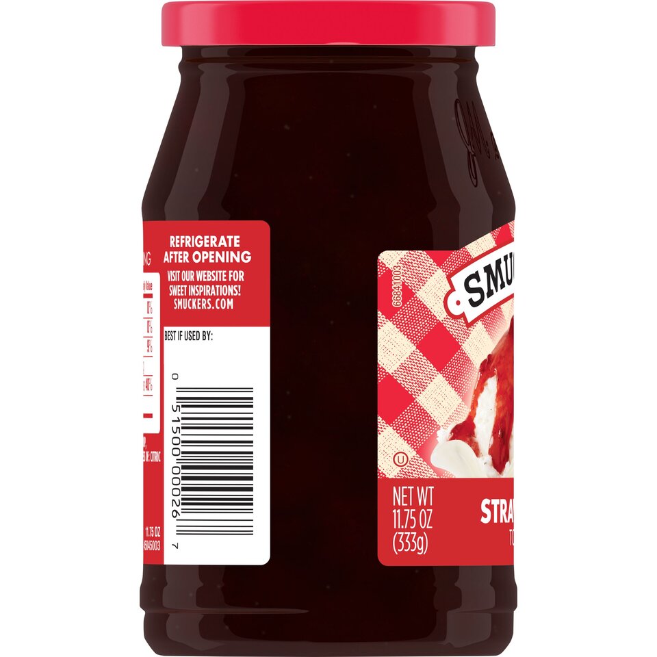 Strawberry left with packaging