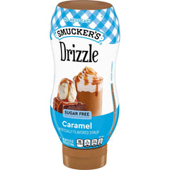 Sundae Syrup™ Sugar Free Caramel Flavored Syrup front right with packaging