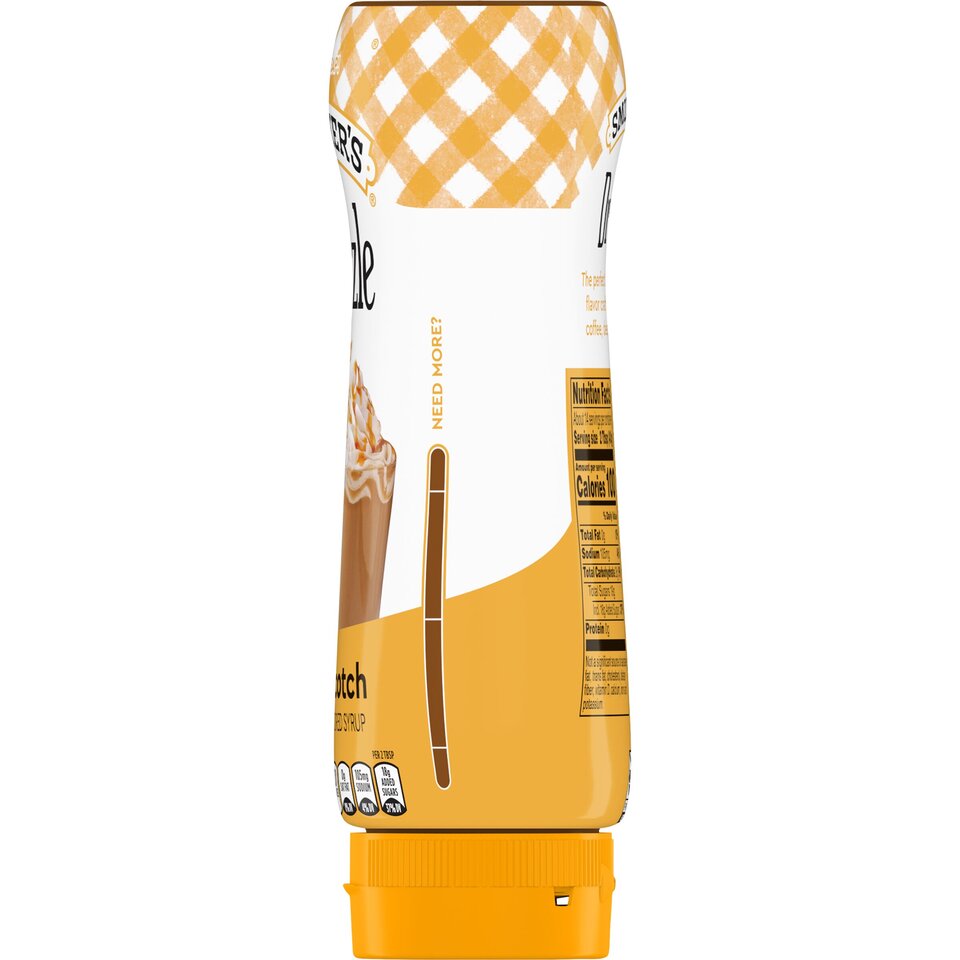 Sundae Syrup™ Butterscotch Flavored Syrup right with packaging