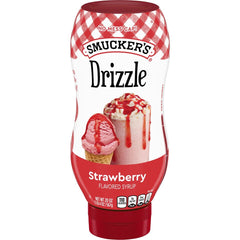 Sundae Syrup™ Strawberry Flavored Syrup front center with packaging