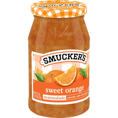Sweet Orange Marmalade front left with packaging